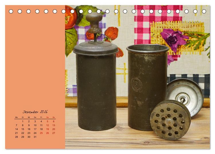 Produktbild: Alte Sch&auml;tze aus der K&uuml;che (Tischkalender 2026 DIN A5 quer), CALVENDO Monatskalender