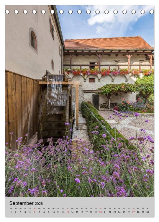 Produktbild: ALLG&Auml;U Idylle und Historie (Tischkalender 2026 DIN A5 hoch), CALVENDO Monatskalender