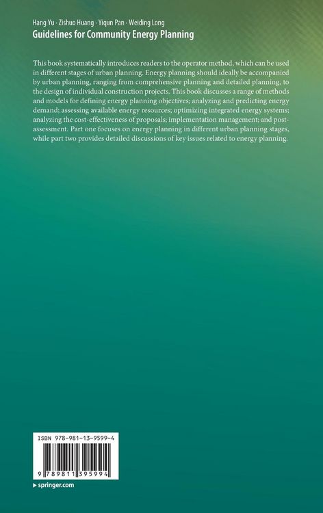 Produktbild: Guidelines for Community Energy Planning