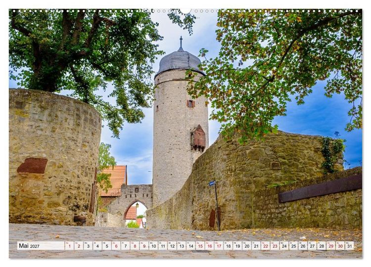 Produktbild: Ein Blick auf die Hansestadt Warburg (hochwertiger Premium Wandkalender 2027 DIN A2 quer), Kunstdruck in Hochglanz