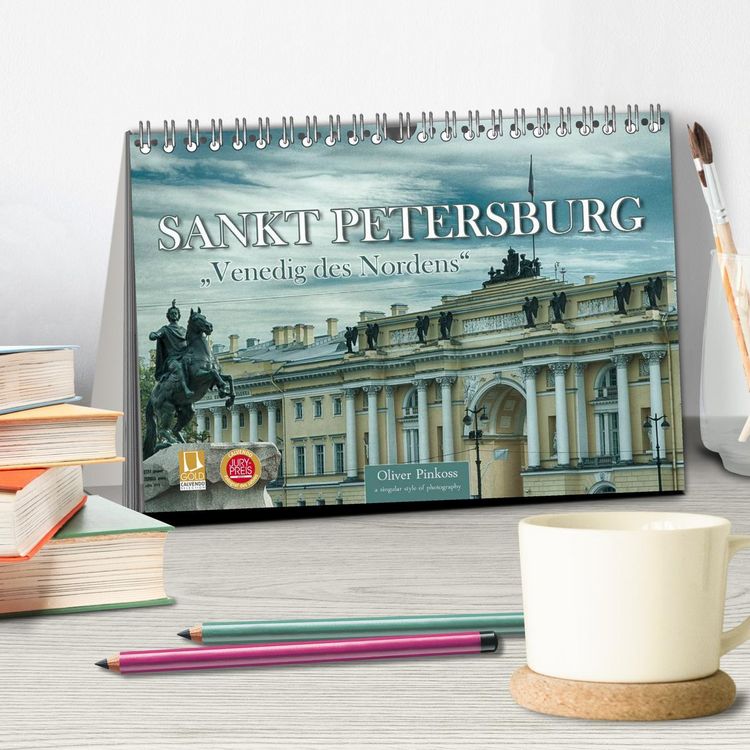 Produktbild: Sankt Petersburg - "Venedig des Nordens" (Tischkalender 2026 DIN A5 quer), CALVENDO Monatskalender