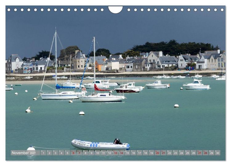 Produktbild: Momente einer Reise - Bretagne (Wandkalender 2027 DIN A4 quer), CALVENDO Monatskalender