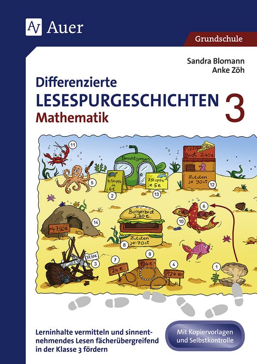 Produktbild: Differenzierte Lesespurgeschichten Mathematik 3