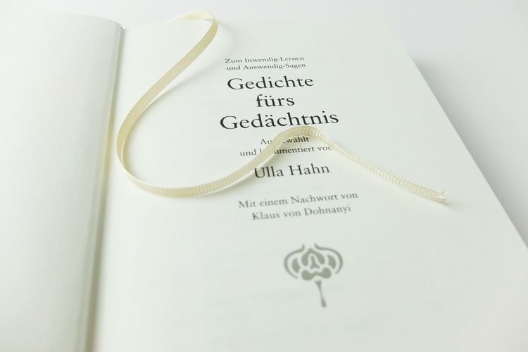 Produktbild: Gedichte f&uuml;rs Ged&auml;chtnis