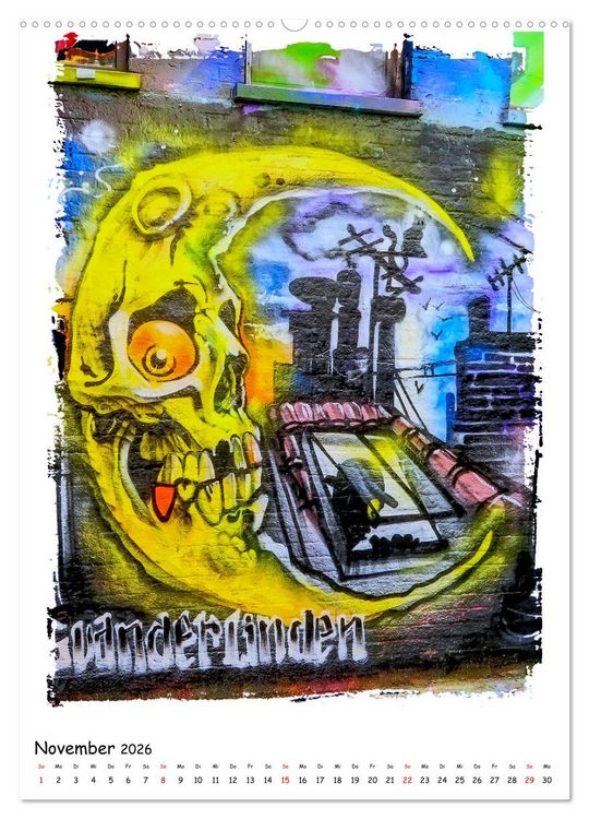 Produktbild: Street Art in Gent (hochwertiger Premium Wandkalender 2026 DIN A2 hoch), Kunstdruck in Hochglanz