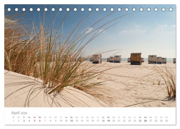 Produktbild: Gr&ouml;mitz - Ostseebad an der Sonnenseite (Tischkalender 2026 DIN A5 quer), CALVENDO Monatskalender