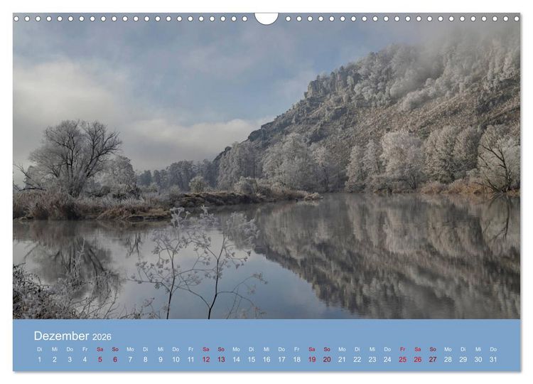 Produktbild: Das Jahr an der Naab zwischen Burglengenfeld und Kallm&uuml;nz (Wandkalender 2026 DIN A3 quer), CALVENDO Monatskalender