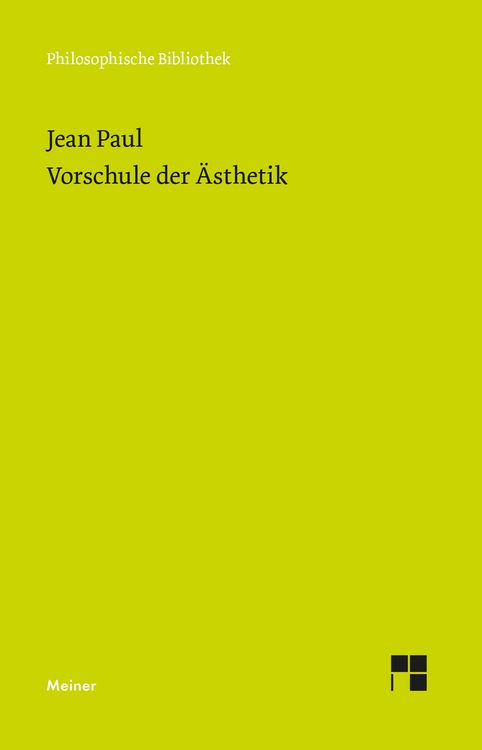 Produktbild: Vorschule der &Auml;sthetik
