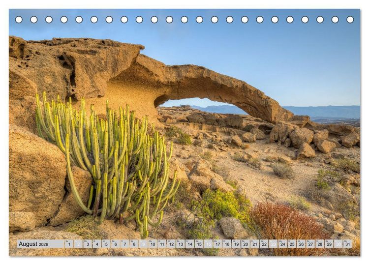 Produktbild: Faszination Teneriffa (Tischkalender 2026 DIN A5 quer), CALVENDO Monatskalender