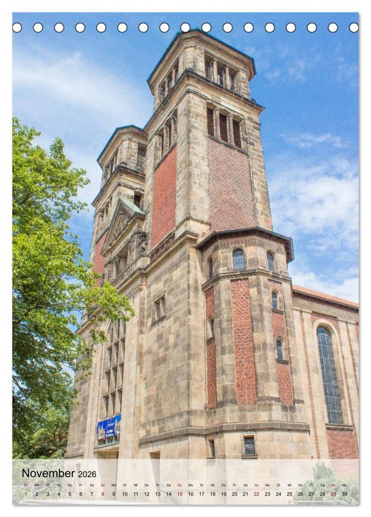Produktbild: Historisches M&uuml;nster (Tischkalender 2026 DIN A5 hoch), CALVENDO Monatskalender