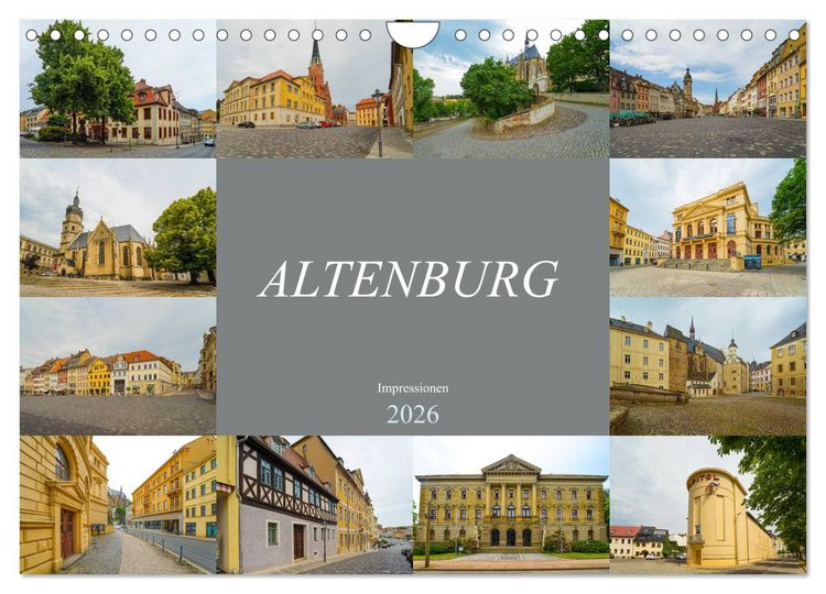 Produktbild: Altenburg Impressionen (Wandkalender 2026 DIN A4 quer), CALVENDO Monatskalender