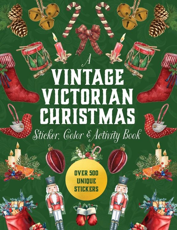 Produktbild: A Vintage Victorian Christmas Sticker, Color & Activity Book