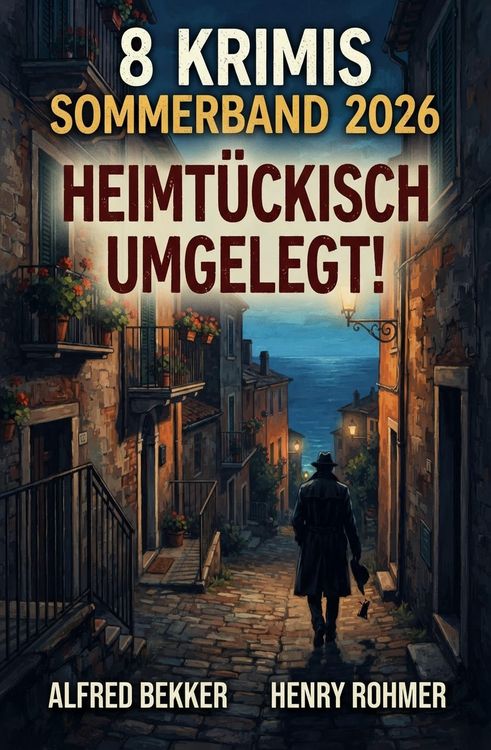 Produktbild: 8 Krimis Sommerband 2026: Heimt&uuml;ckisch umgelegt!