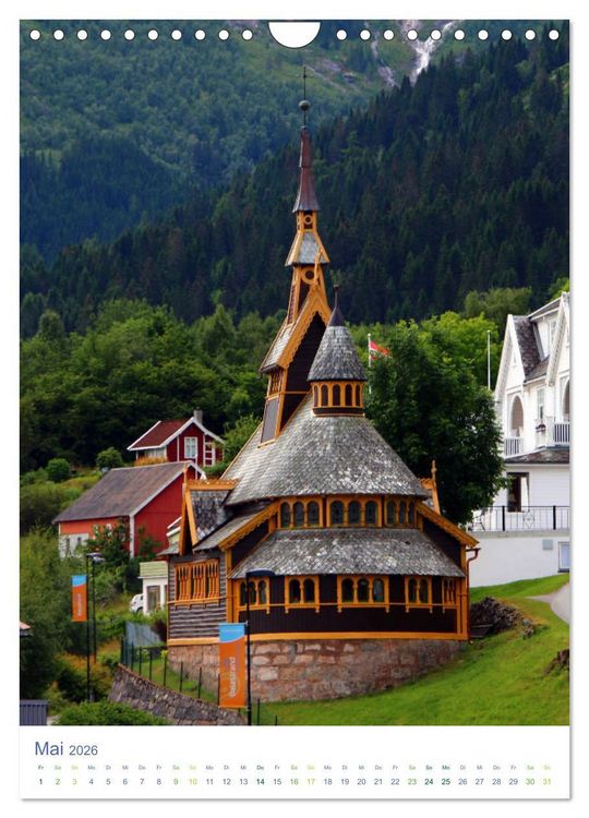 Produktbild: Norwegen - Unterwegs im Fjordland (Wandkalender 2026 DIN A4 hoch), CALVENDO Monatskalender