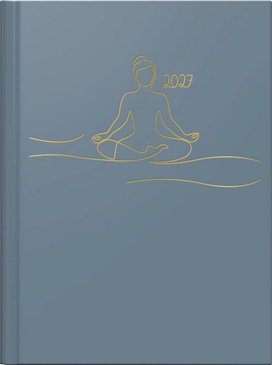 Produktbild: rido/id&eacute; 7013607037 Taschenkalender Premium Young Line Mini 2027 "Yoga" A6, Papier