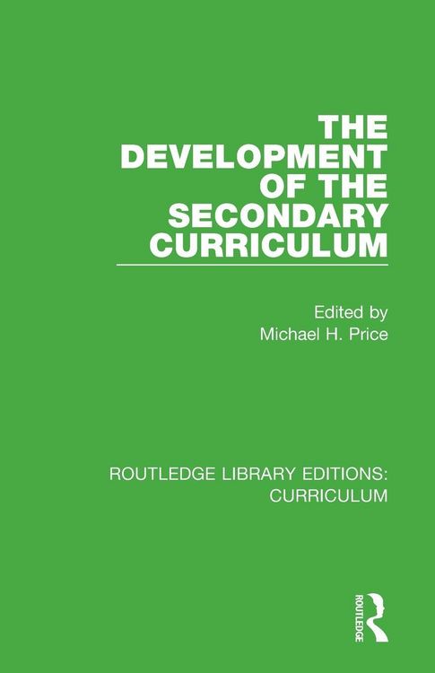 Produktbild: The Development of the Secondary Curriculum