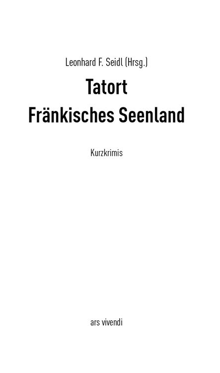 Produktbild: Tatort Fr&auml;nkisches Seenland