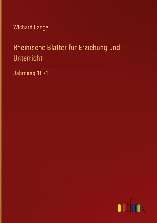 Produktbild: Rheinische Bl&auml;tter f&uuml;r Erziehung und Unterricht