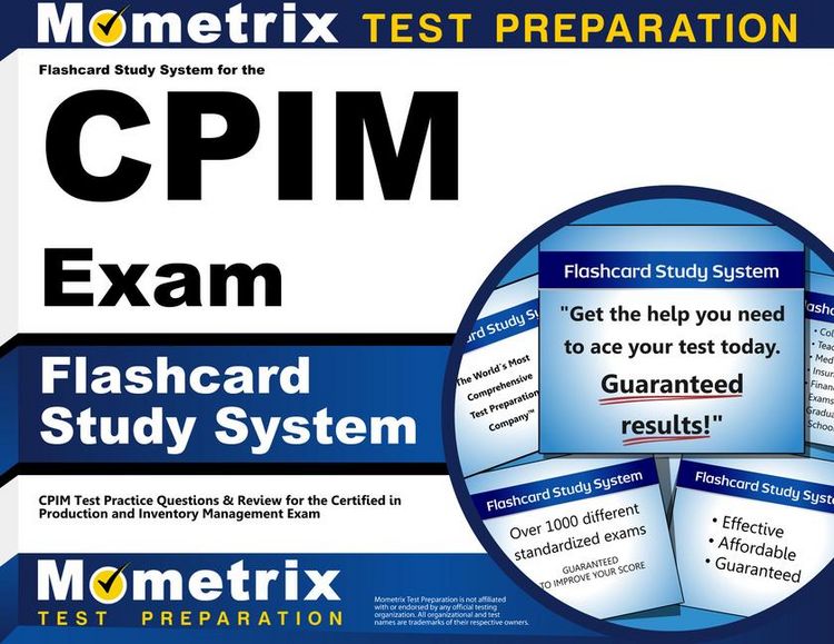 Produktbild: Flashcard Study System for the Cpim Exam