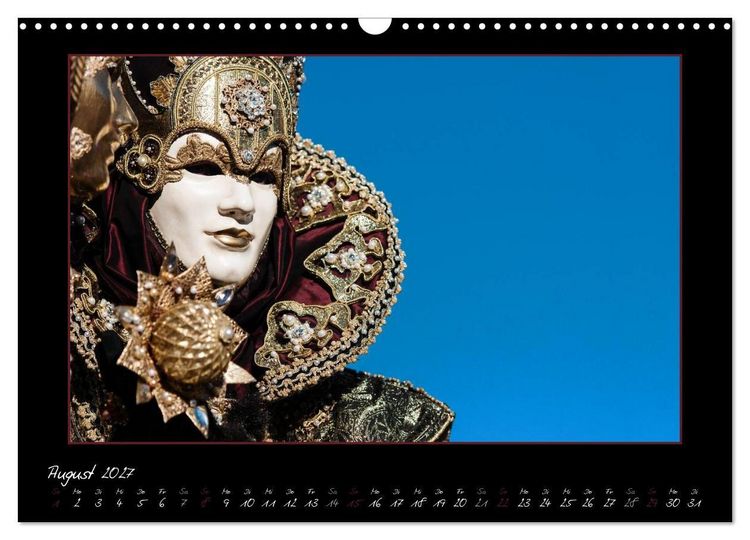 Produktbild: Venezianische Masken in Ludwigsburg (Wandkalender 2027 DIN A3 quer), CALVENDO Monatskalender