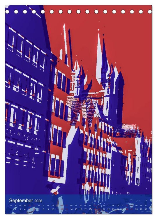 Produktbild: Pop-Artiges K&ouml;ln (Tischkalender 2026 DIN A5 hoch), CALVENDO Monatskalender