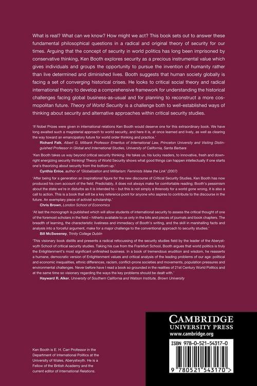 Produktbild: Theory of World Security