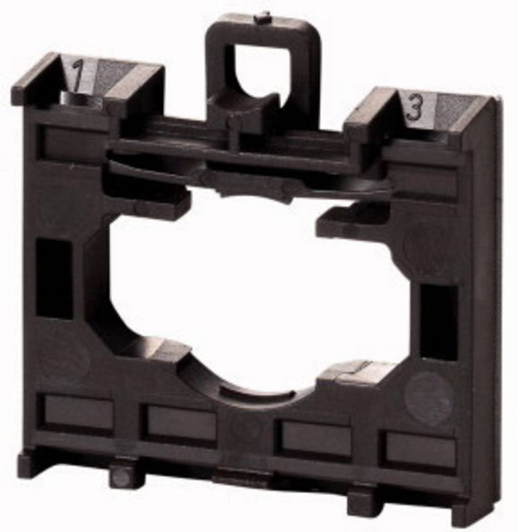 Produktbild: Eaton M22-A4 279437 Befestigungsadapter f&uuml;r Frontbefestigung (B x H) 44 mm x 45 mm Schwarz 1 St.