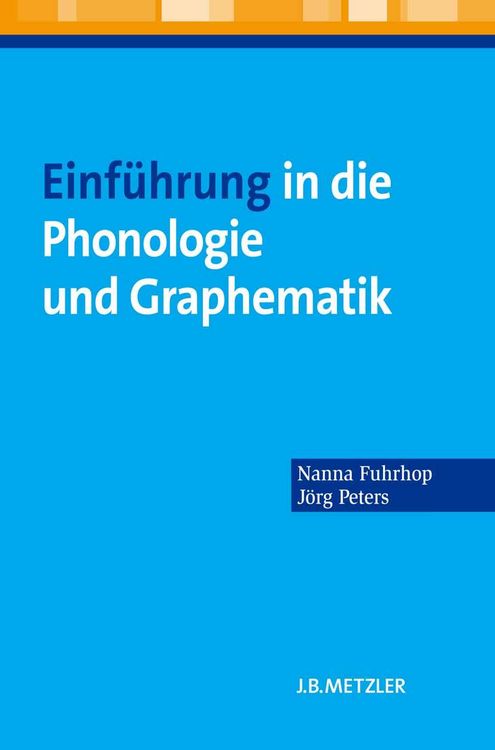 Produktbild: Einf&uuml;hrung in die Phonologie und Graphematik