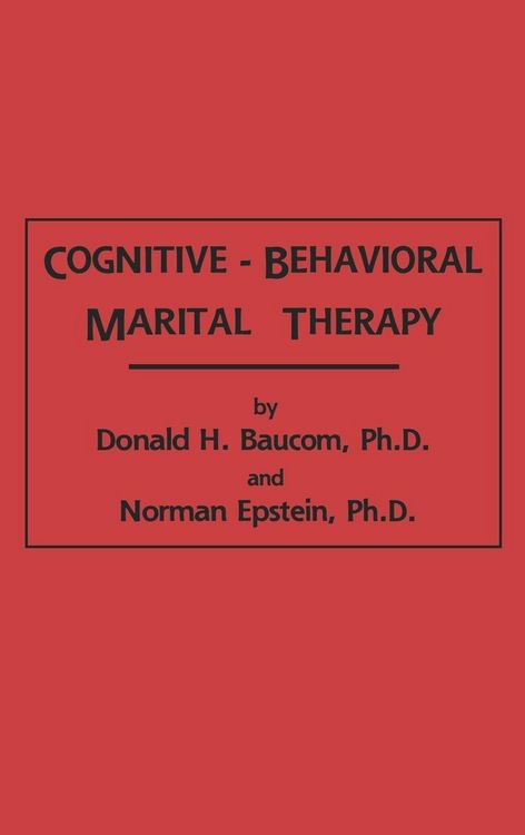 Produktbild: Cognitive-Behavioral Marital Therapy