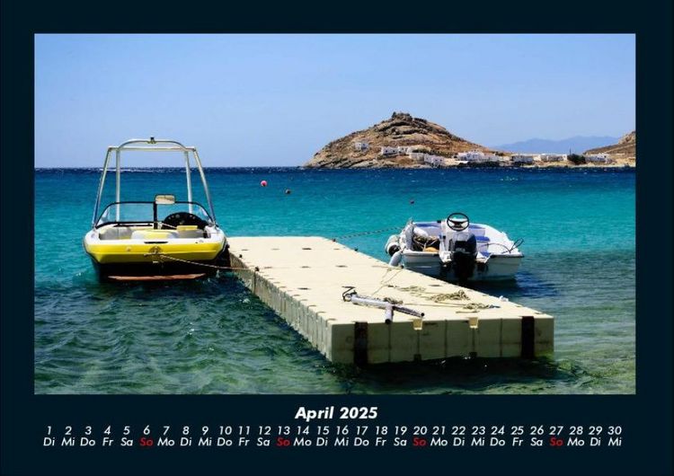 Produktbild: Boote 2025 Fotokalender DIN A4