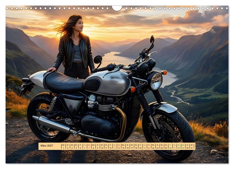 Produktbild: Lack und Leinwand &ndash; Motorr&auml;der (Wandkalender 2027 DIN A3 quer), CALVENDO Monatskalender
