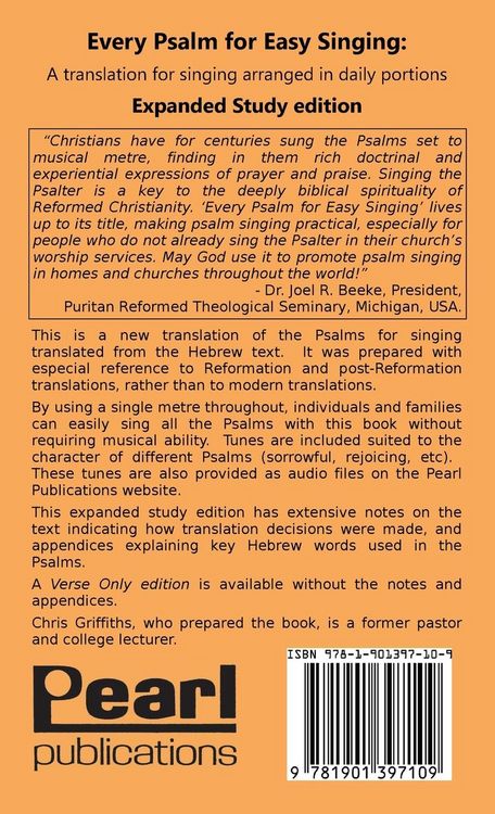 Produktbild: Every Psalm for Easy Singing