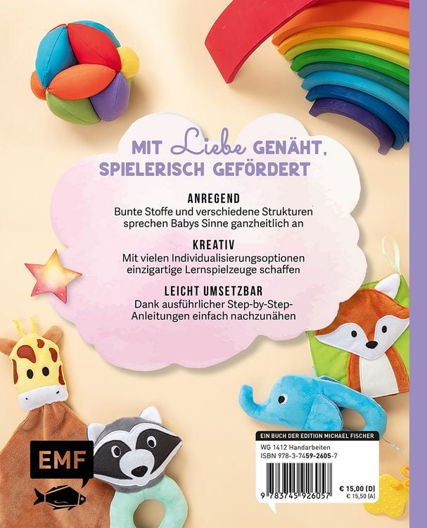 Produktbild: Das Montessori-N&auml;hbuch &ndash; Spielerisch wachsen und Selbstst&auml;ndigkeit f&ouml;rdern