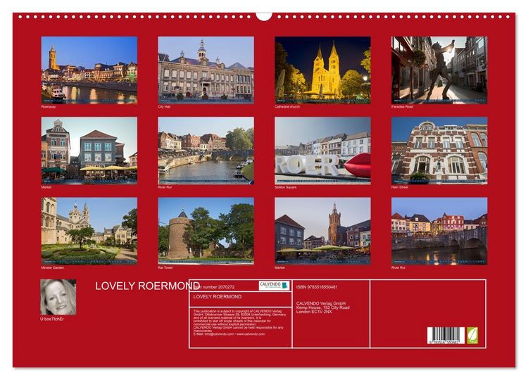 Produktbild: LOVELY ROERMOND (Wall Calendar 2026 DIN A2 landscape), CALVENDO 12 Month Wall Calendar