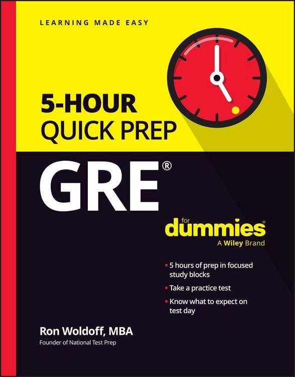 Produktbild: GRE 5-Hour Quick Prep For Dummies