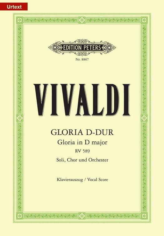 Produktbild: Gloria D-Dur RV 589