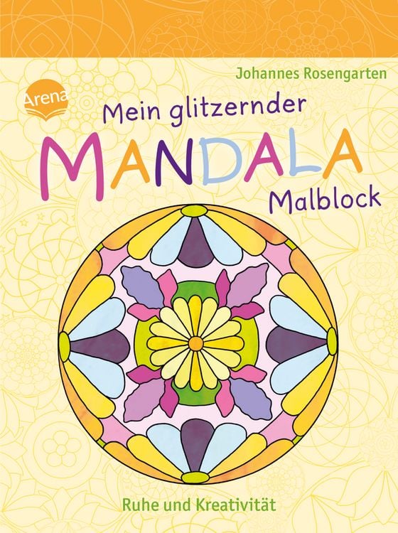 Produktbild: Mein glitzernder Mandala-Malblock. Ruhe und Kreativit&auml;t