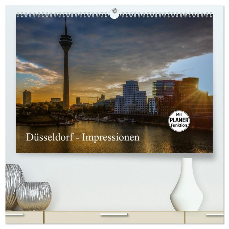 Produktbild: D&uuml;sseldorf - Impressionen (hochwertiger Premium Wandkalender 2026 DIN A2 quer), Kunstdruck in Hochglanz
