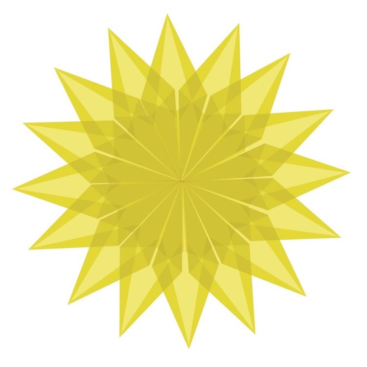 Produktbild: URSUS Falten Transparentpapier-Faltbl&auml;tter, 42 g/m&sup2;, 14 x 14 cm, zitronengelb, 100 Blatt