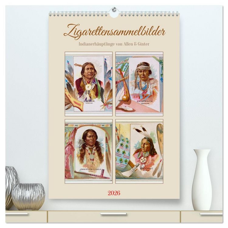 Produktbild: Zigarettensammelbilder (hochwertiger Premium Wandkalender 2026 DIN A2 hoch), Kunstdruck in Hochglanz