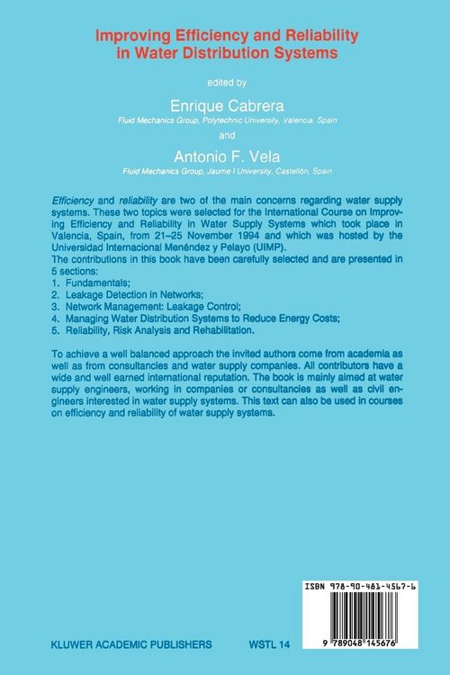 Produktbild: Improving Efficiency and Reliability in Water Distribution Systems