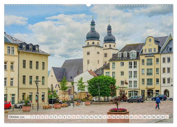 Produktbild: Plauen Impressionen (hochwertiger Premium Wandkalender 2026 DIN A2 quer), Kunstdruck in Hochglanz