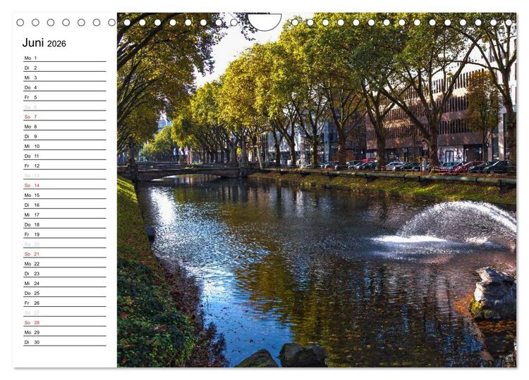 Produktbild: D&uuml;sseldorf - Impressionen (Wandkalender 2026 DIN A4 quer), CALVENDO Monatskalender
