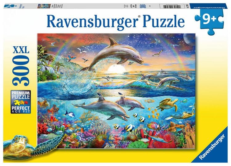 Produktbild: Puzzle Ravensburger Delfinparadies 300 Teile XXL