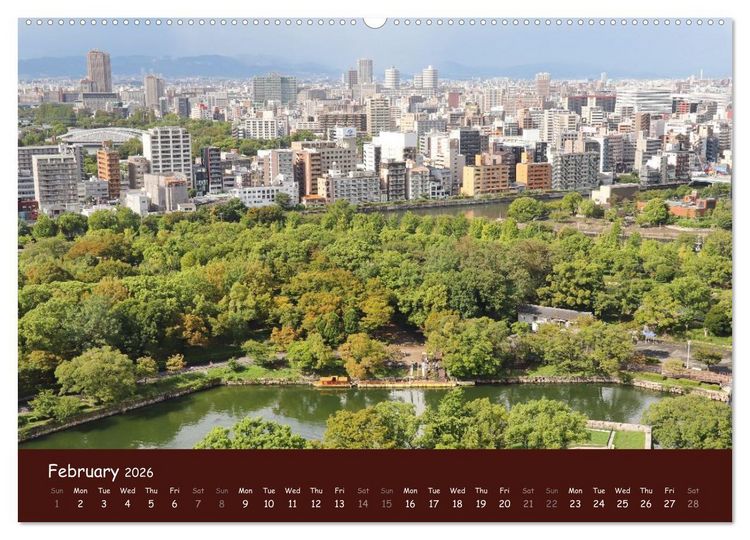 Produktbild: Japan - modern and traditional (High Quality Premium Wall Calendar 2026 DIN A2 landscape),CALVENDO 12 Month Wall Calendar