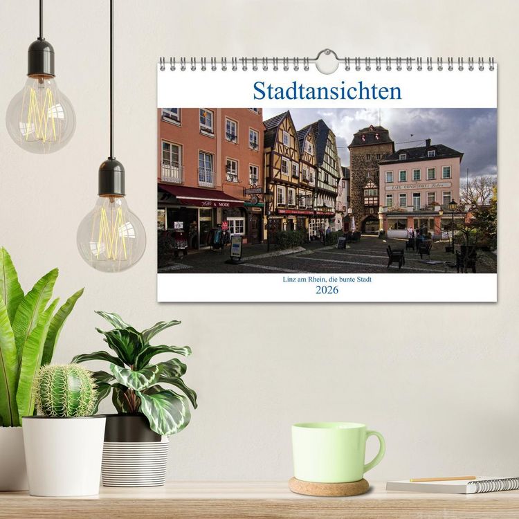 Produktbild: Stadtansichten, Linz am Rhein die bunte Stadt (Wandkalender 2026 DIN A4 quer), CALVENDO Monatskalender