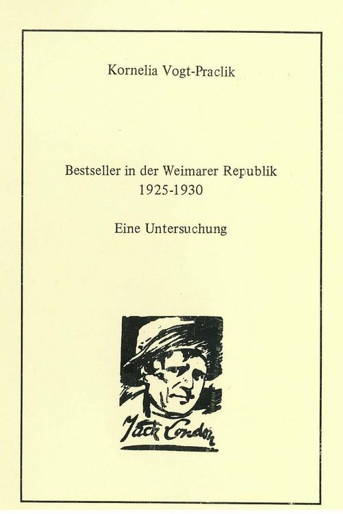 Produktbild: Bestseller in der Weimarer Republik 1925 - 1930