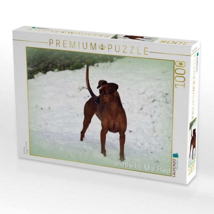 Produktbild: CALVENDO Puzzle Im Schnee | 1000 Teile Lege-Gr&ouml;&szlig;e 64x48cm Foto-Puzzle f&uuml;r gl&uuml;ckliche Stunden