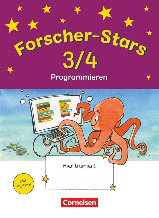 Produktbild: Forscher-Stars 3./4. Schuljahr. Sachunterricht - Programmieren - Übungsheft mit Lösungen