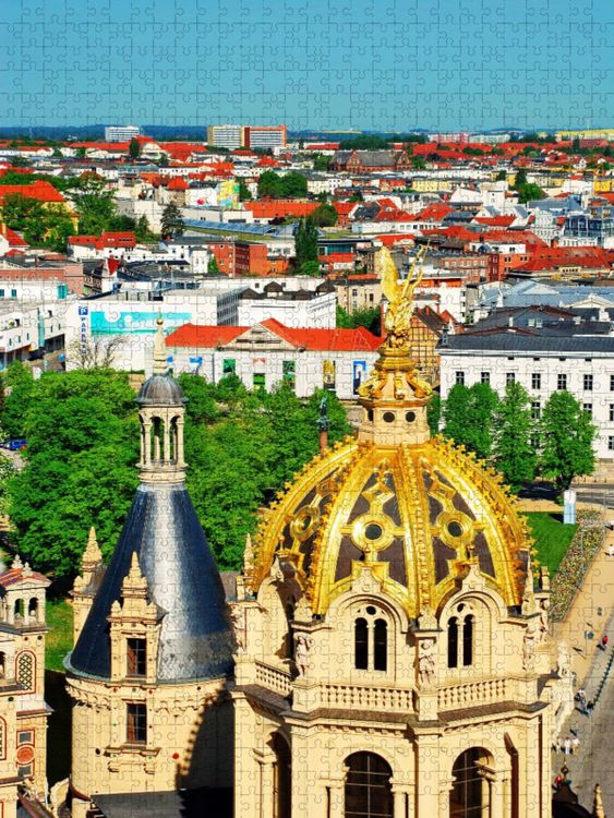 Produktbild: CALVENDO Puzzle SCH&Ouml;NES SCHWERIN | 1000 Teile Lege-Gr&ouml;&szlig;e 64x48cm Foto-Puzzle f&uuml;r gl&uuml;ckliche Stunden